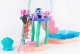 Figurka Polly Pocket Zestaw figurek Koci Domek Gabi Zabawa na basenie 4