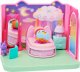 Polly Pocket Koci Domek Gabi - Magiczne Pomieszczenia do Domku Sypialnia + figurka kotka (GXP-912216) 1