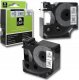 Qoltec Taśma Qoltec do DYMO D1 45803, 45808 | 19mm x 7m | Biała / Czarny nadruk 1