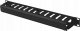 Lanberg Organizer kabli 19" 1U z zaślepką Typ A – Czarny (AK-1704-B) 1