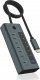 HUB USB Icy Box Hub IB-HUB1457-C31 7 port Type C HUB z 36 W PSU 1