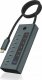 HUB USB Icy Box Hub IB-HUB1457-C31 7 port Type C HUB z 36 W PSU 3