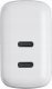 Ładowarka Akyga AKYGA Ładowarka sieciowa AK-CH-19 40W 2x USB-C 20W PD Quick Charge 3.0 5-12V / 1.67-3A biała 2