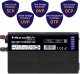 Qoltec Inteligentna ładowarka do akumulatorów LiFePO4 AGM GEL SLA | 40A | 12V 2