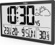 GreenBlue Zegar ścienny LCD bardzo duży GreenBlue GB218 temperatura, data 2
