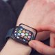 Wozinsky Wozinsky Watch Glass hybrydowe szkło do Apple Watch 6 44mm / Watch 5 44mm / Watch 4 44mm / Watch SE 44mm czarny 3