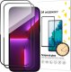 Wozinsky 2 szt. szkło hartowane na cały ekran z ramką Case Friendly Wozinsky Full Glue iPhone 15 Pro Max - czarne 1