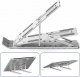 Art Podstawka pod laptop ART P24 alu.składana reg.kąta,przenośna (P24) 4
