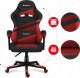 Fotel Huzaro Force 4.4 Red Mesh 1