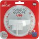 Skross Skross World to Europe USB 1.0 9