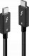 Kabel USB Lindy Thunderbolt - Thunderbolt 1 m Czarny (31120) 1
