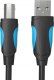Kabel USB Vention USB-A - USB-B 10 m Czarny (VAS-A16-B1000) 1