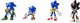 Figurka P.M.I Sonic Prime zestaw 8 figurek mix 5