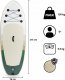HyperMotion POMPOWANA DESKA SUP - DLA DZIECI - STAND UP PADDLE - 215CM - Z WIOSŁEM 2