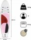 HyperMotion POMPOWANA DESKA SUP - STAND UP PADDLE - 320CM Z WIOSŁEM i SIEDZENIEM 5