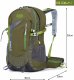 Plecak turystyczny RG Camp Plecak trekkingowy 30l turystyczny RG Camp w góry ze stelażem podróżny 13