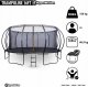 Trampolina ogrodowa HyperMotion XXXL z siatką wewnętrzną 16 FT 487 cm 3