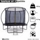 Trampolina ogrodowa HyperMotion XL z siatką wewnętrzną 10 FT 305 cm 3
