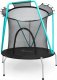 Trampolina ogrodowa HyperMotion HYP 66 IN GR z siatką wewnętrzną 5.5 FT 140 cm 5