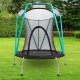 Trampolina ogrodowa HyperMotion HYP 54 IN GR z siatką wewnętrzną 4.5 FT 153 cm 1