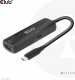 Club 3D Club3D Adaptér USB-C na HDMI 8K60Hz/4K120Hz, Active Adapter M/F, PD 3.0, HDR10+ a DSC 1.2 3