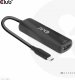 Club 3D Club3D Adaptér USB-C na HDMI 8K60Hz/4K120Hz, Active Adapter M/F, PD 3.0, HDR10+ a DSC 1.2 4