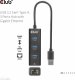 Club 3D Club3D Rozbočovač, USB-A 3.2 Gen1 na 3x USB 3.1, Gigabit Ethernet 10