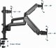 Gembird GEMBIRD Biurkowe ramię na 3 monitory - regulowane 17-32inch obciążenie do 7kg 8