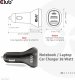 Ładowarka Club 3D Club3D Auto nabíječka pro Notebooky 36W, 3 porty (2xUSB-A + USB-C) 3