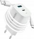 Ładowarka Vidvie ZESTAW | SZYBKA ŁADOWARKA SIECIOWA USB TYPE-C + KABEL TYPE C | PD20W 3000mA 1