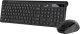Klawiatura + mysz Rapoo GENIUS set klávesnice+myš SlimStar 8230, Bezdrátový set Bluetooth + 2,4GHz, USB, CZ+SK layout, černá 1