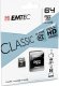 Karta Emtec Classic MicroSDHC 64 GB Class 10  (ECMSDM64GXC10CG) 1