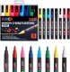 Posca Uni-Ball PC-3M, Multicolour, Multicolour, 8 colours, Fine, 0.9 mm, 1.3 mm 1
