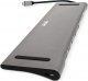 Stacja dokująca Roline Wieloportowa stacja dokująca ROLINE USB 3.2 Gen 2 typu C, 4K HDMI/Mini DP, VGA, USB, Kaartlezer, PD, LAN, Audio 3