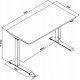Biurko Digitus ELECTRIC HEIGHT-ADJUSTABLE DESK 6