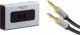 Delock DeLOCK switch jack 3.5mm 2 port manual bidirectional, switch (grey/black) 2