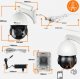 Kamera IP ORLLO Kamera Zewnętrzna Obrotowa IP WiFi 4Mpx ZOOM x18 ORLLO Z10 8