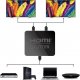 SwiatKabli SPLITTER obrazu 1x2 UHD 2x HDMI 4Kx2K 3D AUDIO 5