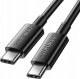 Kabel USB Rocoren USB-C - USB-C 2 m Czarny 1