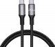 Kabel USB Rocoren USB-C - USB-C 3 m Czarny 1