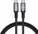 Kabel USB Rocoren USB-C - USB-C 2 m Czarny 1