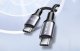 Kabel USB Rocoren USB-C - USB-C 3 m Różowy 2