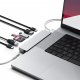 HUB USB Satechi Satechi Pro Hub max - aluminiowy Hub z podwójnym USB-C do MacBook (2x USB-C, USB-A, 4K HDMI, czytnik kart micro/SD, Ethernet, jack port) (silver) 6