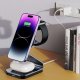 Ładowarka Tech-Protect Ładowarka bezprzewodowa Tech-Protect Qi15W-A29 3in1 Magnetic MagSafe Wireless Charger Black 11
