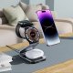 Ładowarka Tech-Protect Ładowarka bezprzewodowa Tech-Protect Qi15W-A29 3in1 Magnetic MagSafe Wireless Charger Black 1