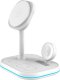Ładowarka Tech-Protect Ładowarka bezprzewodowa QI15W-A27 3in1 Magnetic MagSafe Wireless Charger White 3