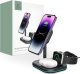 Ładowarka Tech-Protect Ładowarka bezprzewodowa Tech-Protect QI15W-A27 3in1 Magnetic MagSafe Wireless Charger Black 1