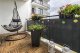 Linarem SiatkiSieci OSŁONA NA BALKON TARAS 95% LINAREM SIATKISIECI MATA BALKONOWA W ROLCE 1m x 5m 4
