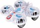 Mega Creative DRON P/B 13CM MIX4 MC DISP 6/108/216 2