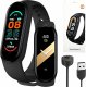 Smartband ZeeTech SMARTWATCH ZEGAREK M6 OPASKA SPORTOWA MĘSKA DAMSKA KROKI PULS POWIADOMIENIA 1